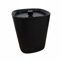 OEM - Basurero Papelero Plástico Baño Tapa Vaivén Deco