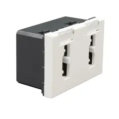 LEGRAND - Modulo Enchufe 2 Modulos 2P+T 10-16A Seguridad Mosaic