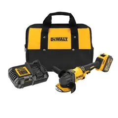 DEWALT - ESMERIL ANGULAR DCG418T1 4 12 60v+1BAT 60AH+CARG