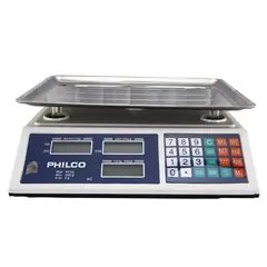 PHILCO - BALANZA DIGITAL 40 KG ACERO INOX.