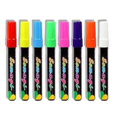 KINDA NICE - 8u Lápiz De Tiza Líquida Iluminador Pizarra Fluorescente