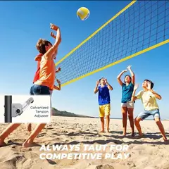 VZ SPORT - Red De Voleibol Portatil Con Tensor