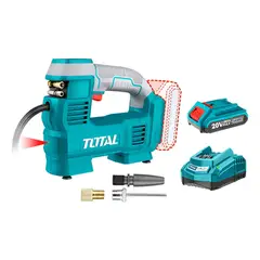 TOTAL TOOLS - Inflador Compresor Aire Digital 20v Bat+ Carg Total Único Color Monofásica TACLI201222