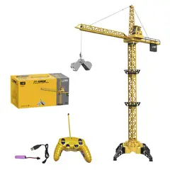 GENERICO - JUGUETE GRUA CONSTRUCCION A CONTROL REMOTO
