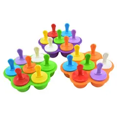 GENERICO - Molde De De Helado Para niños de Silicona Mini Paletas Verde