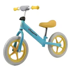 GENERICO - Bicicleta Equilibrio Sin Pedales Aprendizaje Para Niños Azul Claro
