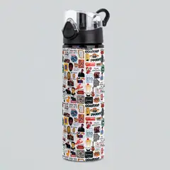 SM - Botella de Agua Friends TV Show - Termo - 750 ml Libre de BPA