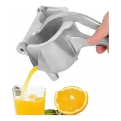 GENERICO - Exprimidor Manual Para Diferentes Frutas Naranja Limón Otras Resistente Hierro Acero