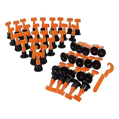 GENERICO - Kit Nivelador Ceramica Separadores Ceramica Reutilizable 50p Naranja