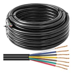 KUANGYE - Cable Cableado Cordón 7 Vias Número 14 Automotriz 10 Metros