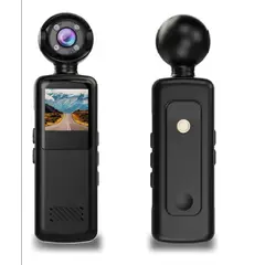 GENERICO - Videocámara De Acción Hd De Bolsillo Pantalla Lcd Gira 180°
