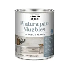RUST OLEUM - Pintura Home para Muebles Blanco Lino Semi-Brillante 946ml
