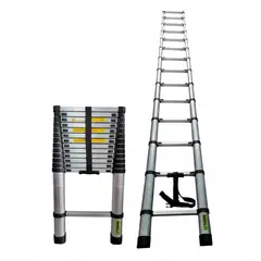 GENERICO - Escalera Telescópica De Aluminio 6.2 Metros