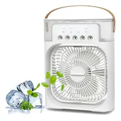 OEM - Ventilador Humificador Usb Portátil Aire Frio color Blanco