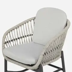 ROSEN - SET 2 TABURETES SOLLER GRIS