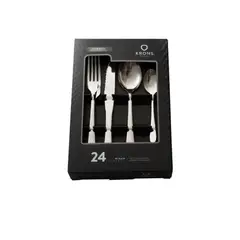 KRONS - Set de cuchilleria acero inoxidable 24 piezas