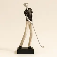 COLETTE - Figura Hombre Golfista Elegante y Contemporánea