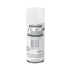RUST OLEUM - Pintura Tizada para Muebles Chalked Blanco Lino 437 ml