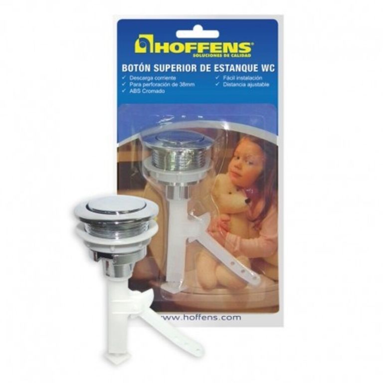 Boton superior estanque universal cromado