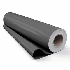 CREA PRINT - Vinilo Adhesivo Brillante Gris Oscuro Grafica X Rollo De 10 Mtrs X 61 Cm de ancho