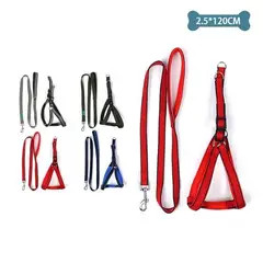 GENERICO - Set de arnés y correa 25cm120cm Color Azul