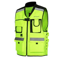 MOTOWOLF - Chaleco Reflectante Para Motociclismo Oxford 600D 0504