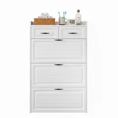 GLOBAL LATIN GROUP - Zapatero Mueble Organizador de Alta Calidad con Diseño Sofisticado - Blanco.