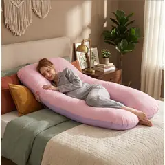 HOMER OUTDOOR - Almohada Maternidad Para Lactancia Comfort Rosa Geométrico Maternal