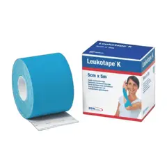 BSN MEDICAL - Leukotape K 5 cm x 5 m – Venda Elástica Adhesiva - Negro