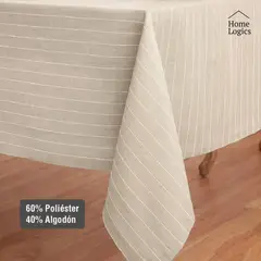 BLAIR HOME - Mantel Rectangular Beige Algodón 150 X 260 Cm Kiosclub