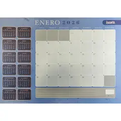 ISOFIT - Calendario Escritorio 2026 - Masculino -