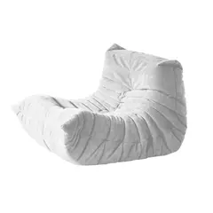 CELLBOX - Sillón Puff con Respaldo y Relleno Memory Foam - Gris