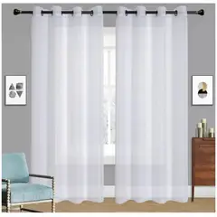 GENERICO - Visillo blanco con argolla 150x230