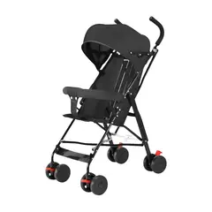 LUBABYCAS - Coche Paragua Con Posa Vaso Swift Negro