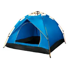 GLOBAL LATIN GROUP - Carpa 3 Personas Impermeable Protección UV y Fácil Armado - Azul