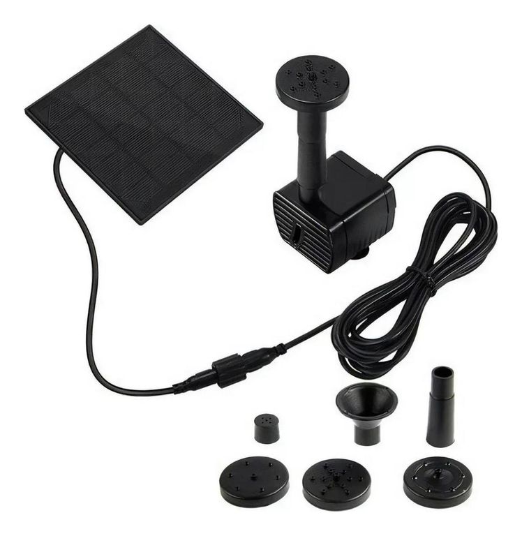 Bomba Agua Fuente Piscina Panel Energía Solar Sumergible 1.4W