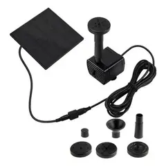 IMPORTCLICK - Bomba Agua Fuente Piscina Panel Energía Solar Sumergible 1.4W