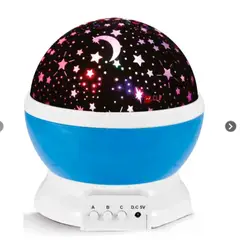 GENERICO - Espanta cucó Proyector De Estrellas lampara Luces Azul