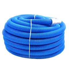 LERNEN - Manguera Limpia Piscina 10 Metros Flexible Azul Con Terminal