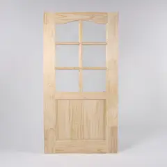 MADERAS BRAVO - Puerta pino Colico 1/2 CP vid temp 45mm x 0,70 x 2,00mt