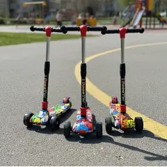 GENERICO - Scooter Monopatin infantil con luces Led en ruedas variedad de colores