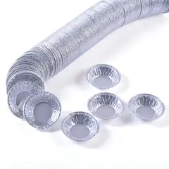 GENERAL - 100pcs Lata De Papel Tarta Molde Aluminum Foil Base
