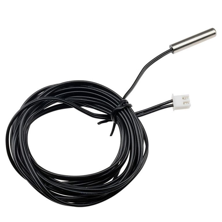 Sonda de Temperatura NTC 10K Cable de 2 Metros, 10k Ohm a 25°C