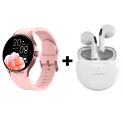 LENOVO - Audífonos Bluetooth HT38 y Reloj Inteligente Smart Watch Y80