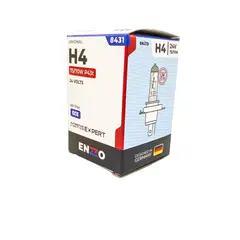GENERICO - Lámpara Halógena H4 Enzzo 3200k 75w 24v P43t Uv Filter