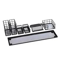 OKAY - Set Escritorio 6 Articulos De Organización Porta Lapices