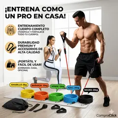 MOVI - Set de Bandas Elasticas de Ejercicio