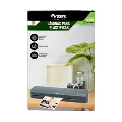 TORRE - Laminas Plastificar Oficio 125 Mic 100 Uni