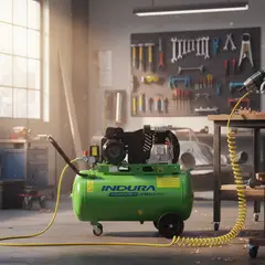 INDURA - Compresor de aire 100lt 3hp huracán 3100-Pro