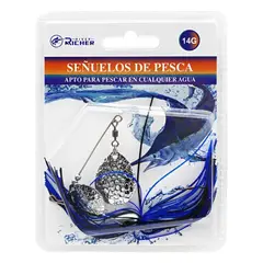 GENERICO - Señuelo Spinnerbait 14g Doble Hoja